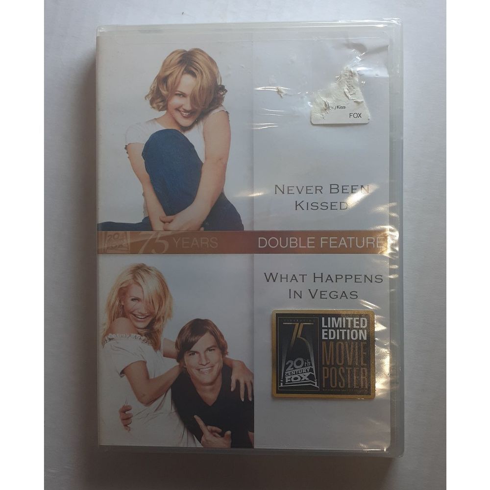 DVD NWT Never Been Kissed & What Happens In Vegas, Double Feature Movies